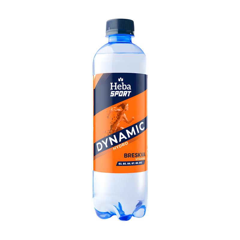 Voda Heba Sport Dynamic Breskva 0.5L