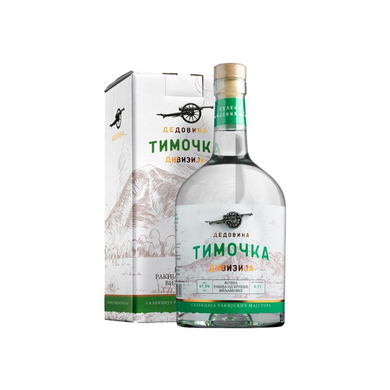 Rakija Dedovina Timočka Divizija Viljamovka 0.7L