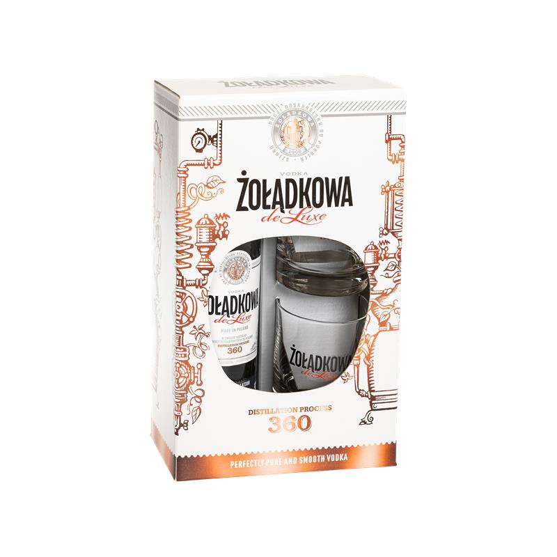 Vodka Zoldakowa 0,7L + 2 čaše