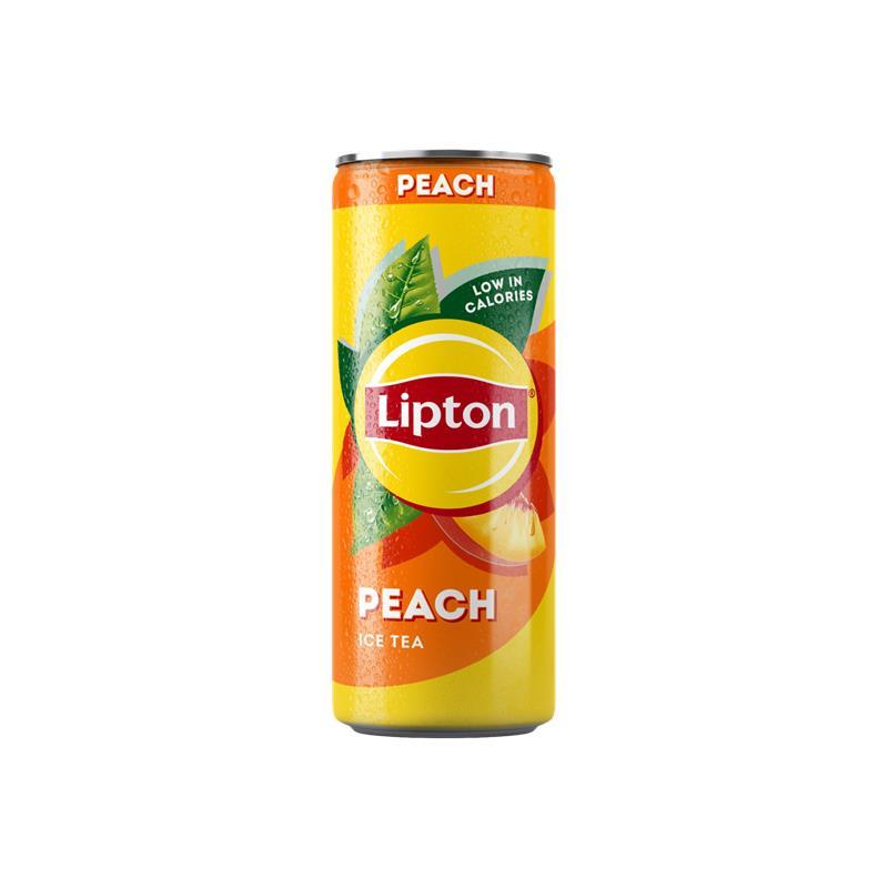 Ledeni Čaj Lipton Black Peach 0,33L Limenka